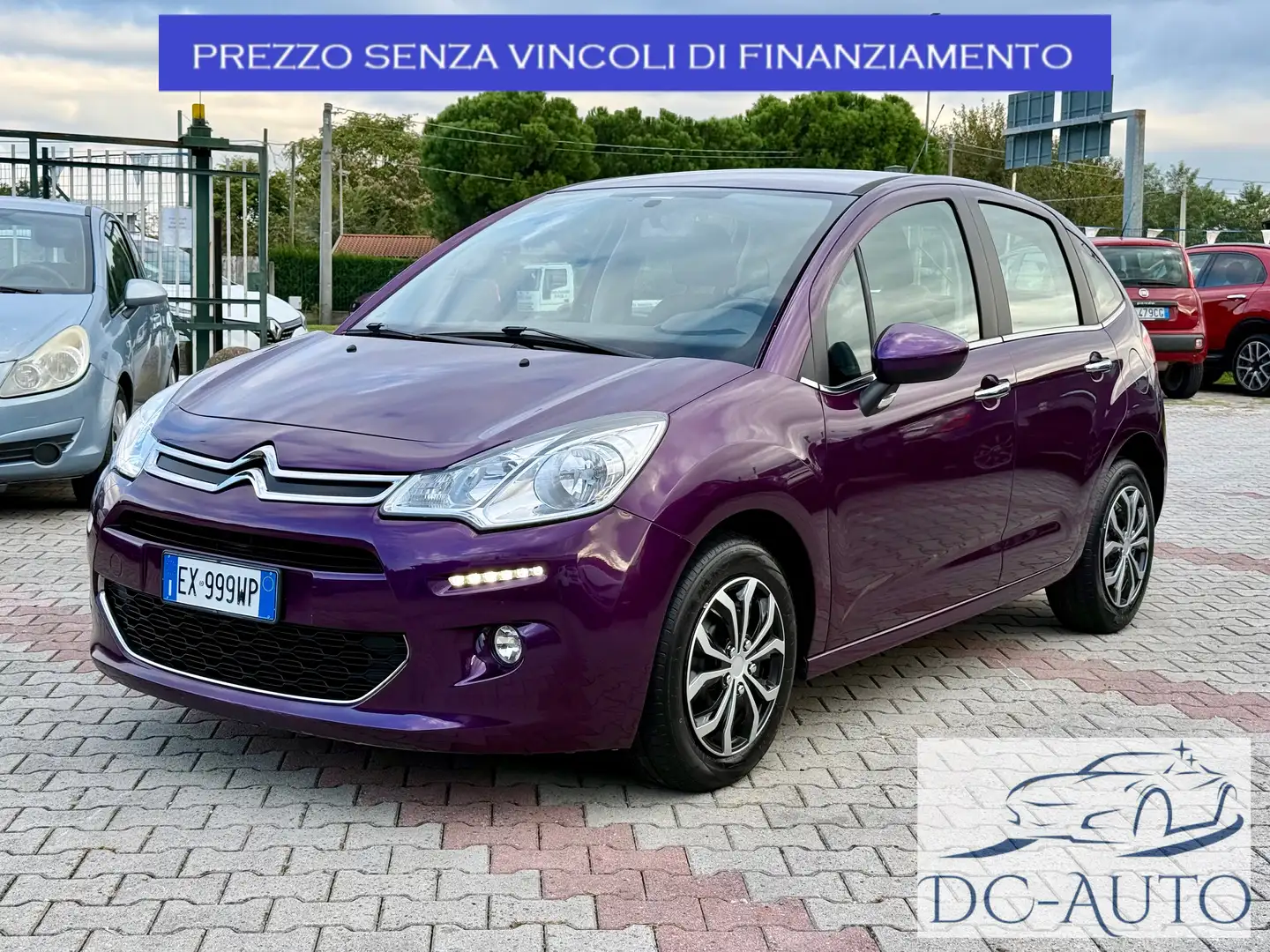 Citroen C3 1.2 puretech Exclusive 82cv ** Euro 6 ** Mauve - 1
