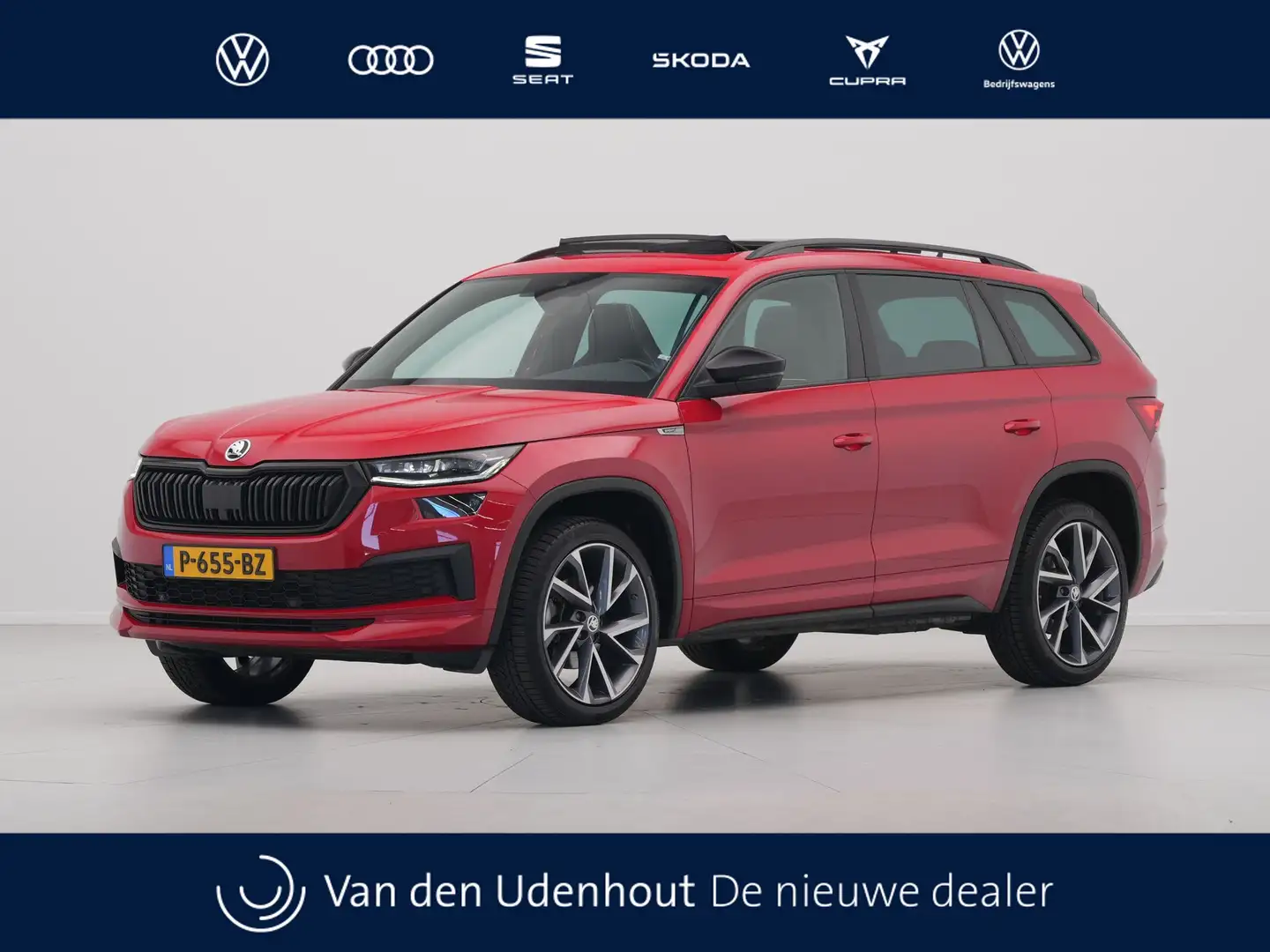 Skoda Kodiaq 1.5 TSI 150pk DSG Sportline Business Panorama Navi Rojo - 1