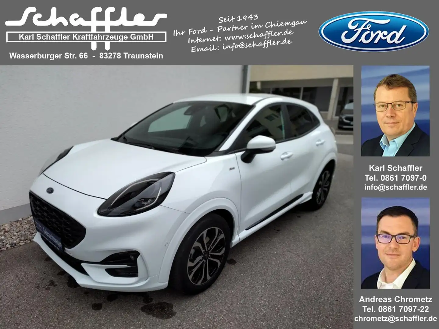 Ford Puma ST-Line Wit - 1