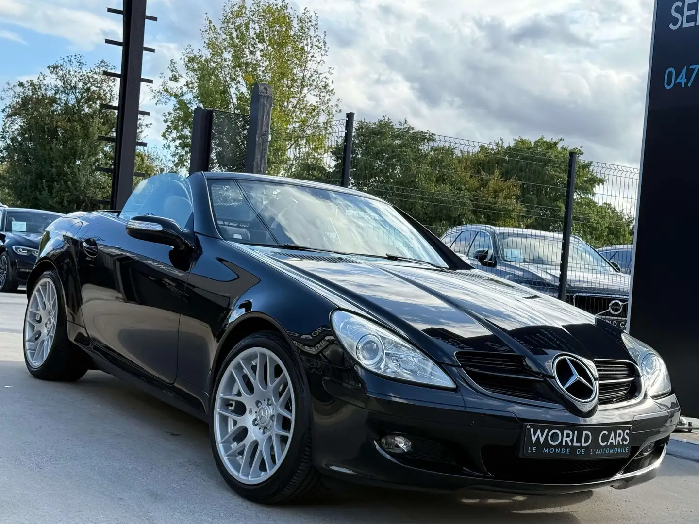Mercedes-Benz SLK 200 Kompressor - CARPLAY - NAVI - CUIR - GARANTIE 12M Noir - 2
