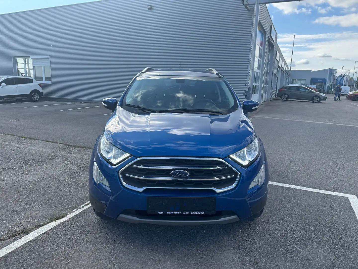 Ford EcoSport 1.0 Ecoboost Titanium Automatik Blau - 2