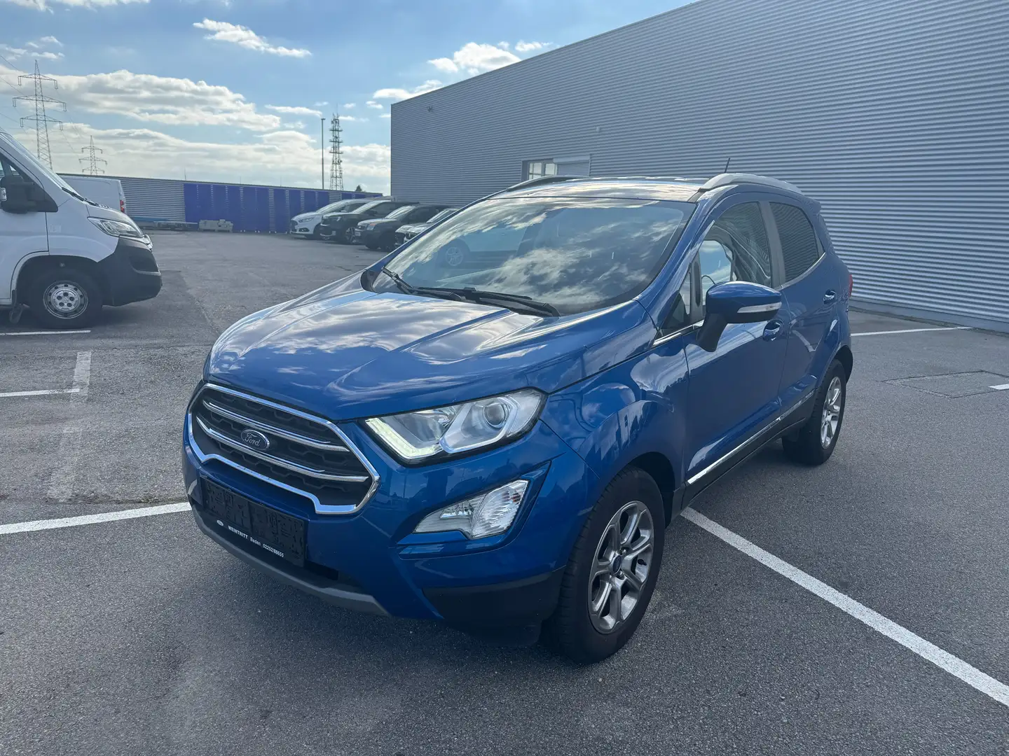 Ford EcoSport 1.0 Ecoboost Titanium Automatik Blau - 1