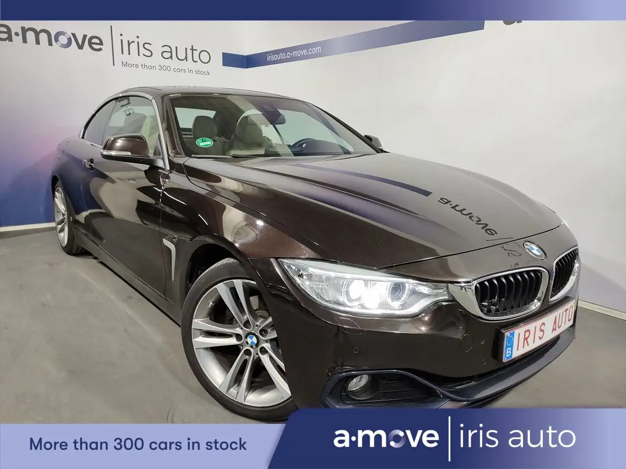 BMW 420 Cabriolet in Bruin tweedehands in Bruxelles voor € 22.990,-