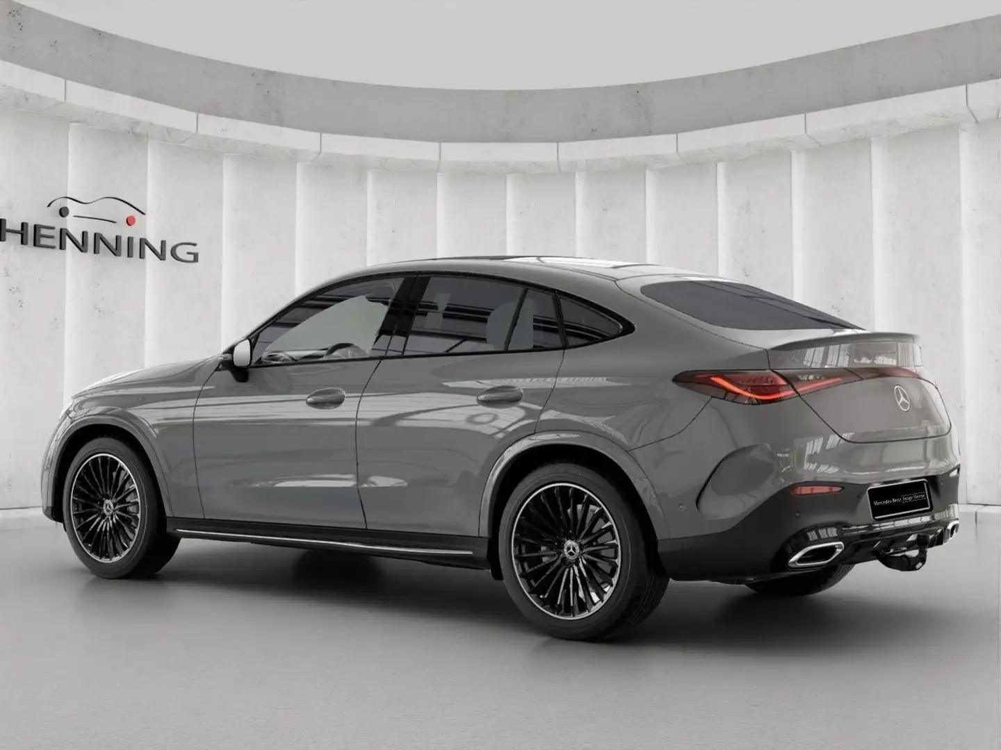 Mercedes-Benz GLC 300 d AMG Coupé Night Pano Burm AHK Totw 20" Grau - 2