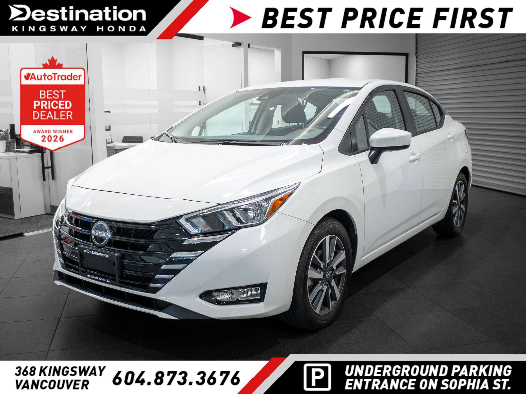 2025 Nissan Versa SV | Blind Spot Alert | Economical Comfort