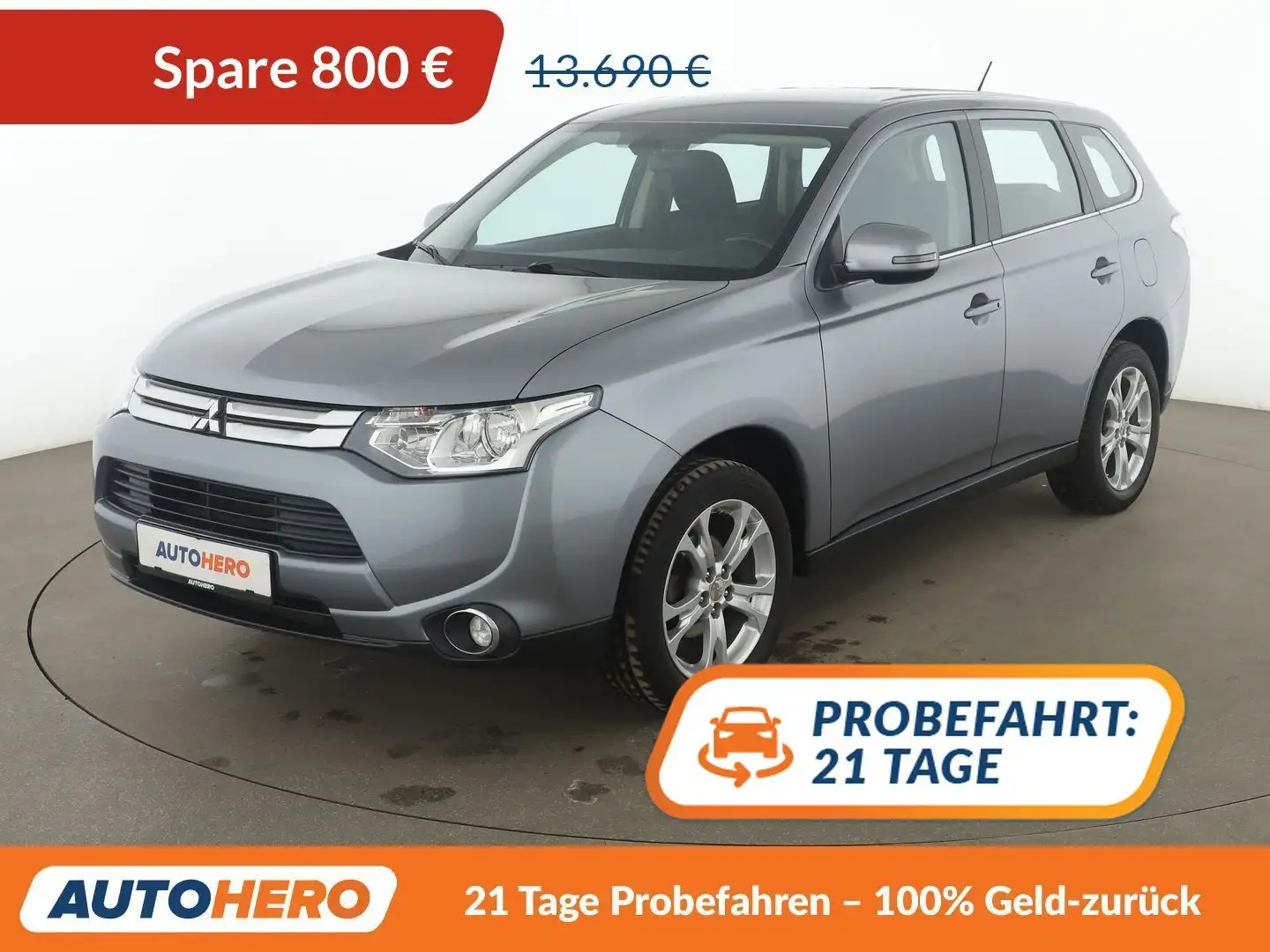 Mitsubishi Outlander 2.0 MIVEC Klassik Kollektion 2WD*TEMPO*SHZ*KLIMA* Grau - 1
