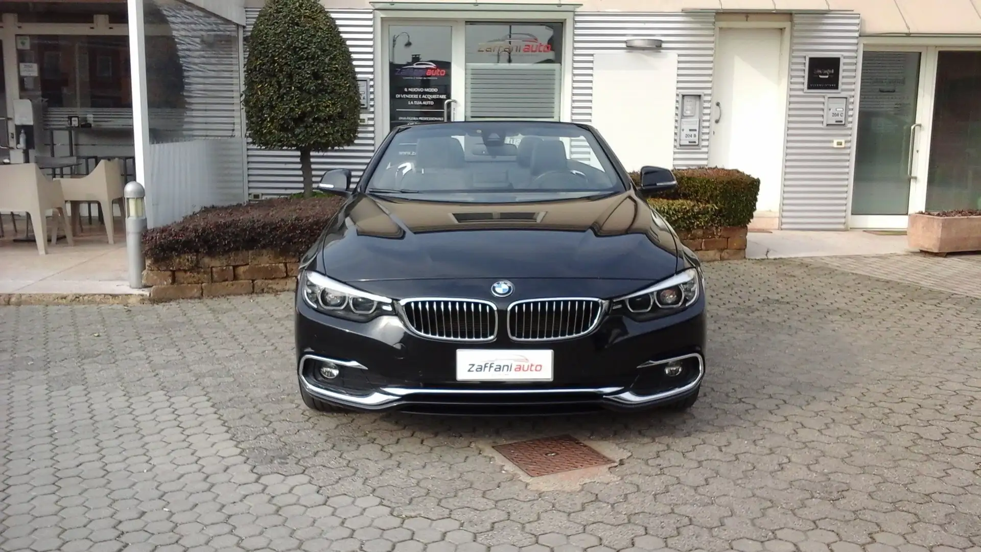 BMW 420 420d Cabrio-Luxury Autom. -Garanzia BMW- Negro - 2