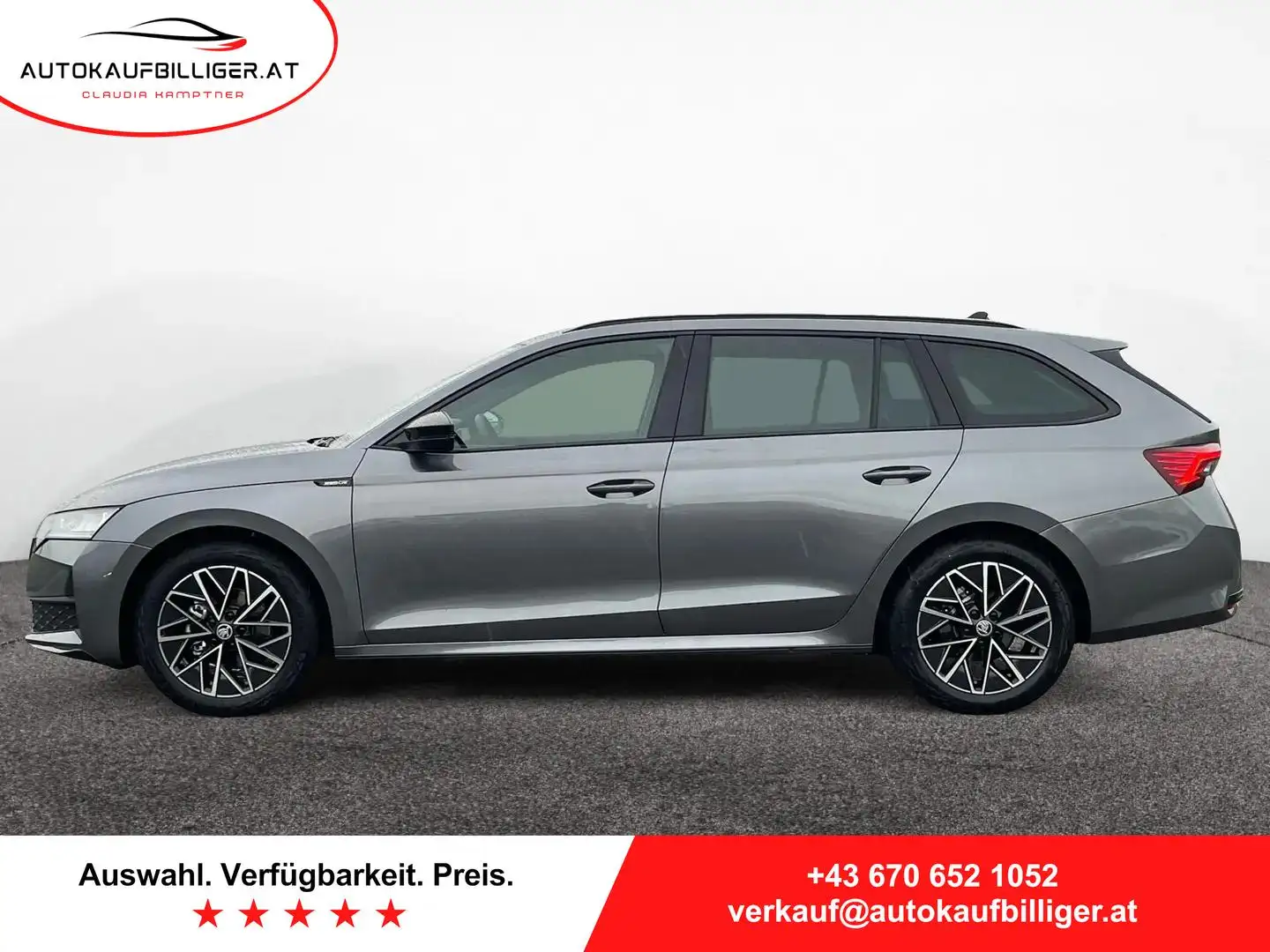 Skoda Octavia Combi Sportline TDI DSG *AHK*NAVI* Grau - 1