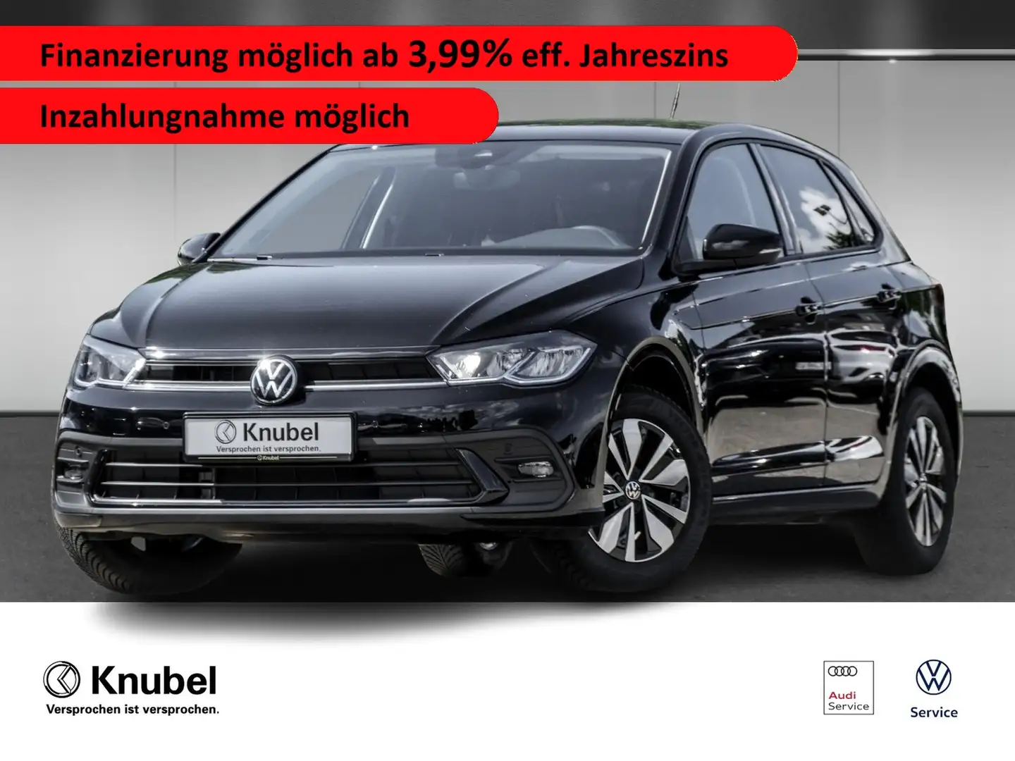 Volkswagen Polo GOAL 1.0 TSI LED Navi TravelAss. Ganzj.reifen Schwarz - 1
