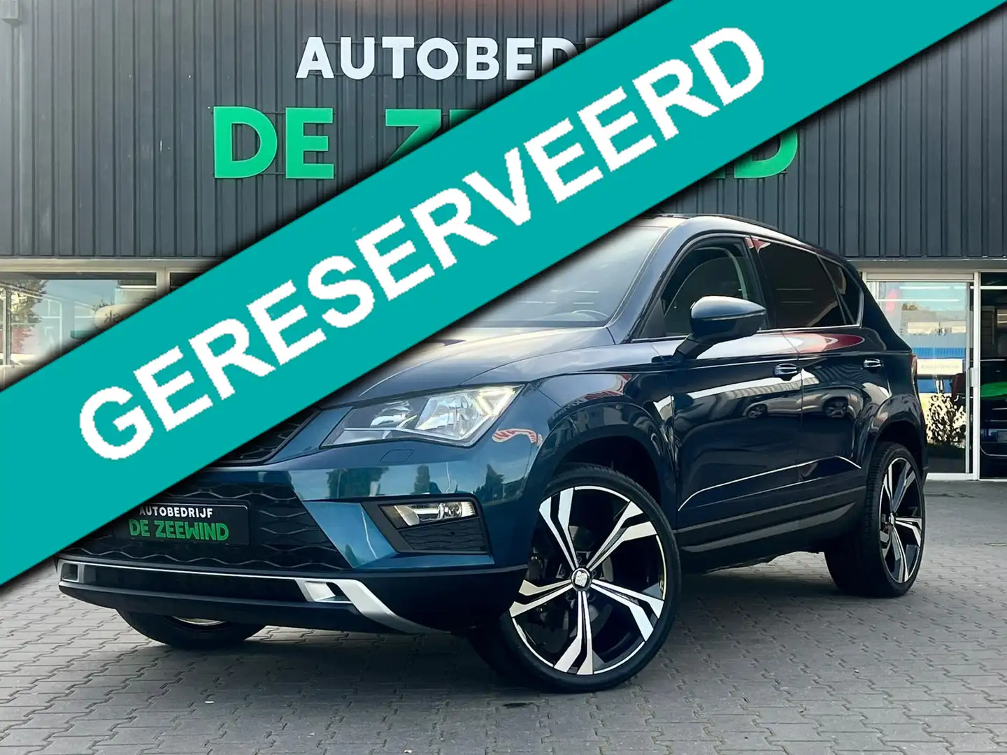 SEAT Ateca 1.0 EcoTSI Style|panoramadak|nieuw APK Blauw - 1
