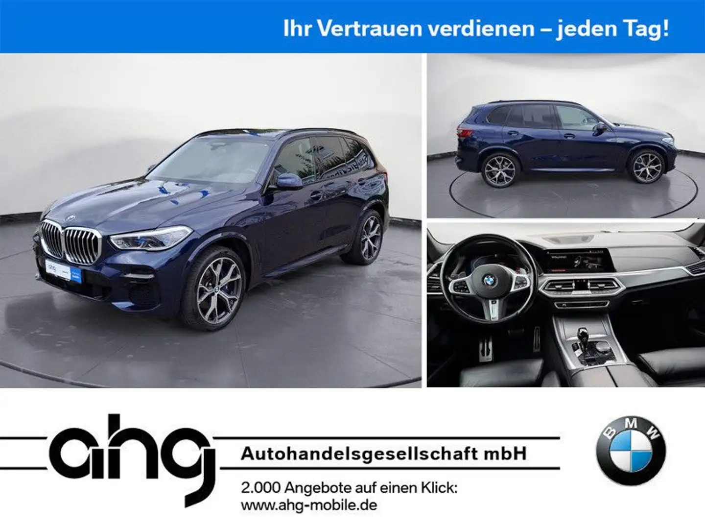 BMW X5 xDrive30d M Sportpaket Innovationsp. Head-Up Blau - 1