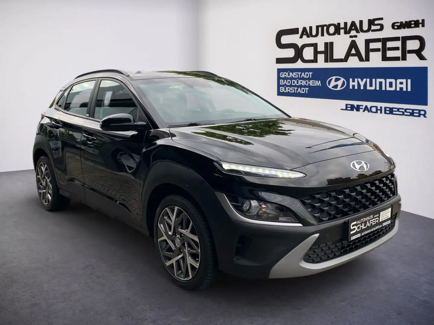 Hyundai KONA KONA 1.6 GDI Trend Hybrid Allwetter Schwarz - 2