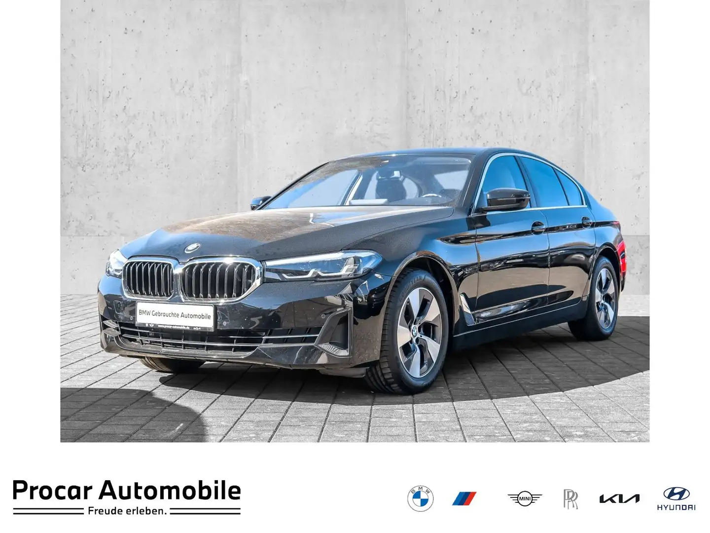 BMW 520 d xDrive NAVI LED PDC V+H DAB Tempomat LM Schwarz - 1