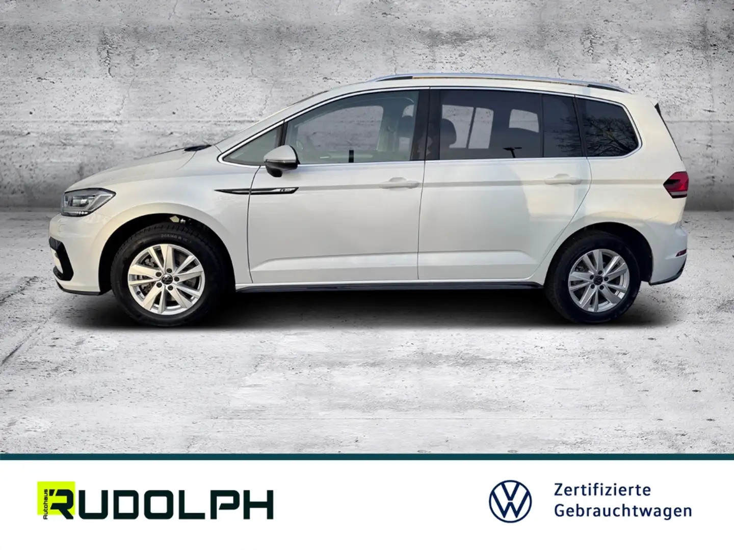 Volkswagen Touran 2.0 TDI Comfortline DSG LED Navi BT StandHZG SHZ Weiß - 2