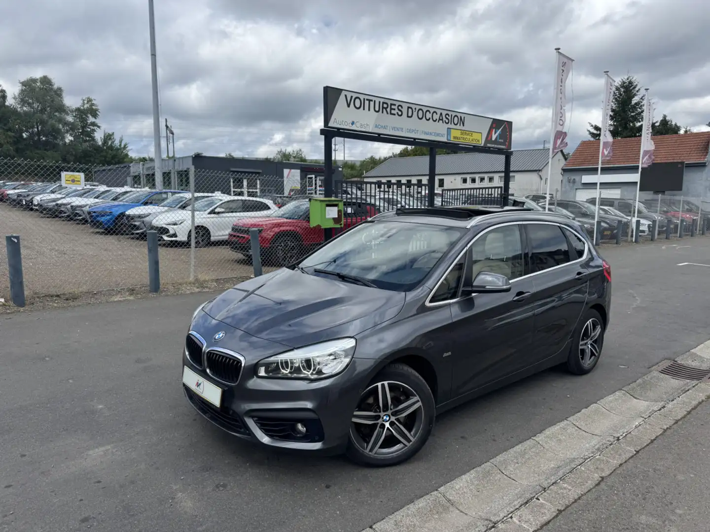BMW 218 Active Tourer dA 150 Xdrive Sport Line Gris - 1