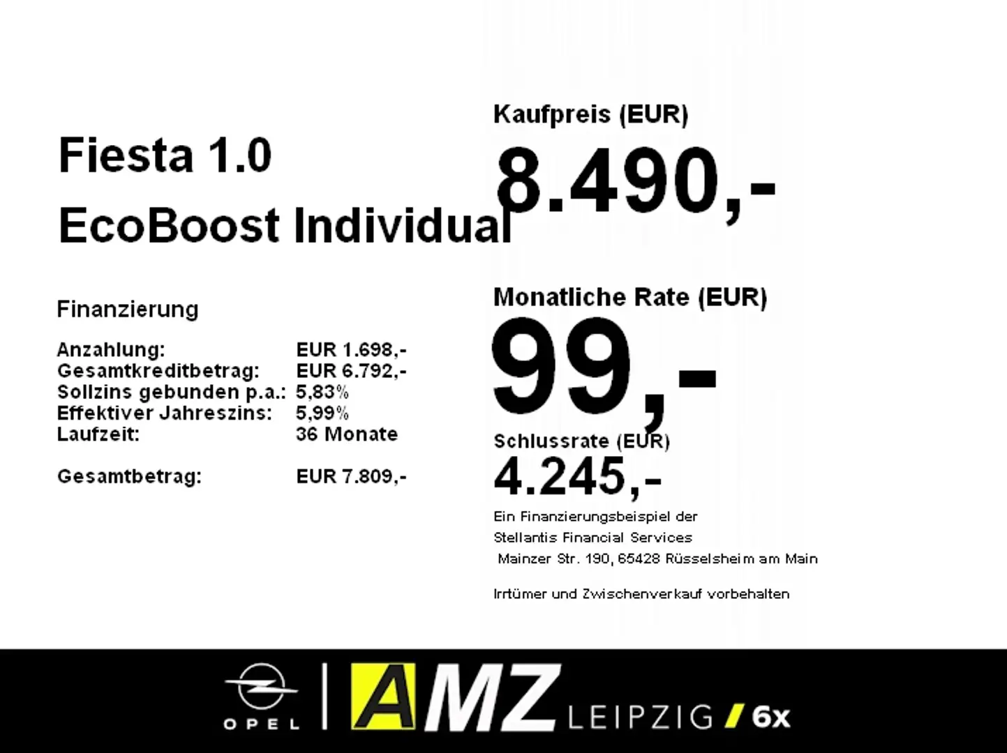 Ford Fiesta 1.0 EcoBoost Individual *HU/AU neu* Blanc - 2