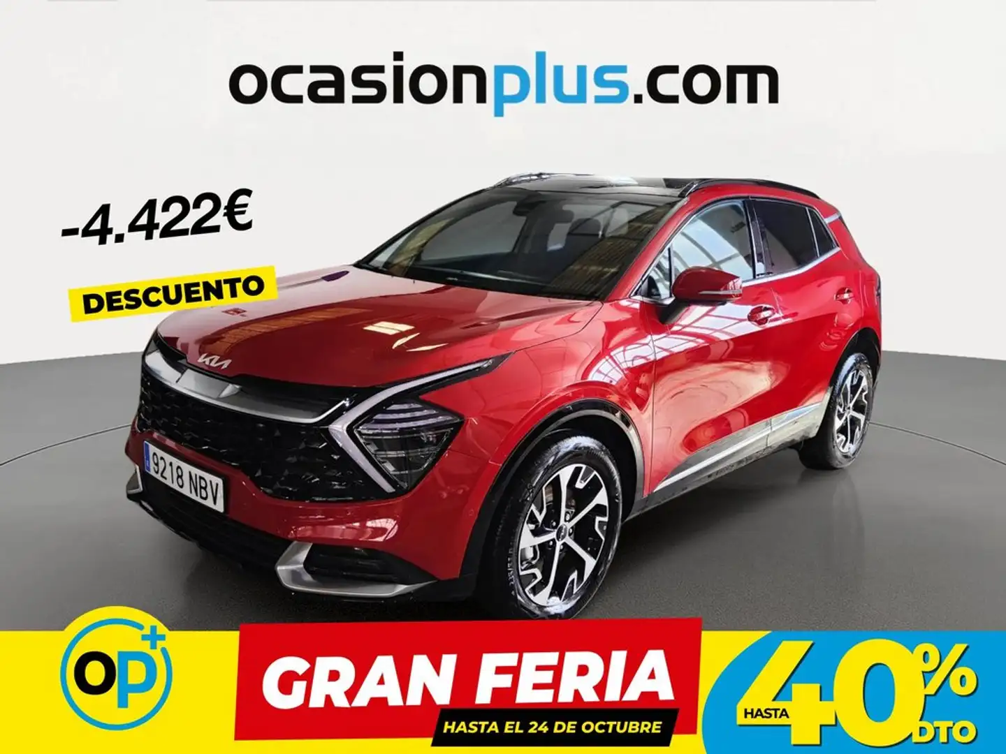 Kia Sportage 1.6 T-GDi HEV Tech 215 Rojo - 1