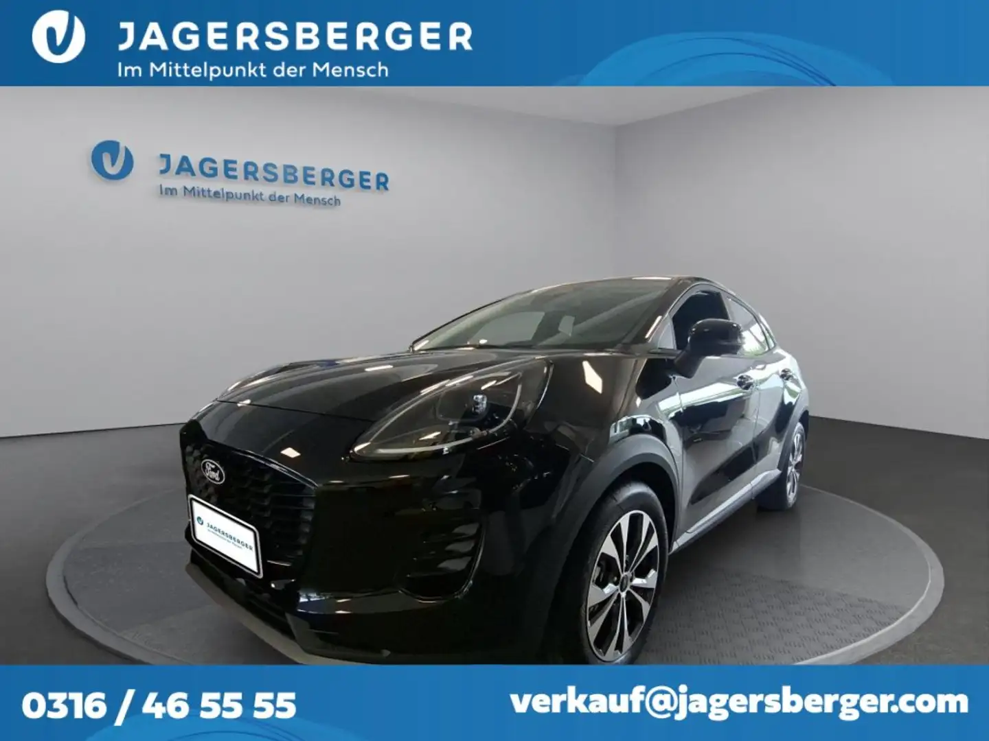 Ford Puma Titanium 5D 1.0T 125 MHEV M6 FWD Schwarz - 1