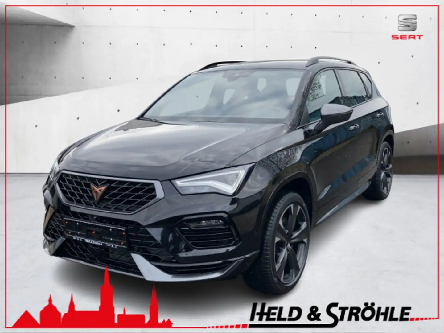 CUPRA Ateca CUPRA Ateca VZ 2.0 TSI 221 AHK MEMORY SHZ 360° Schwarz - 1