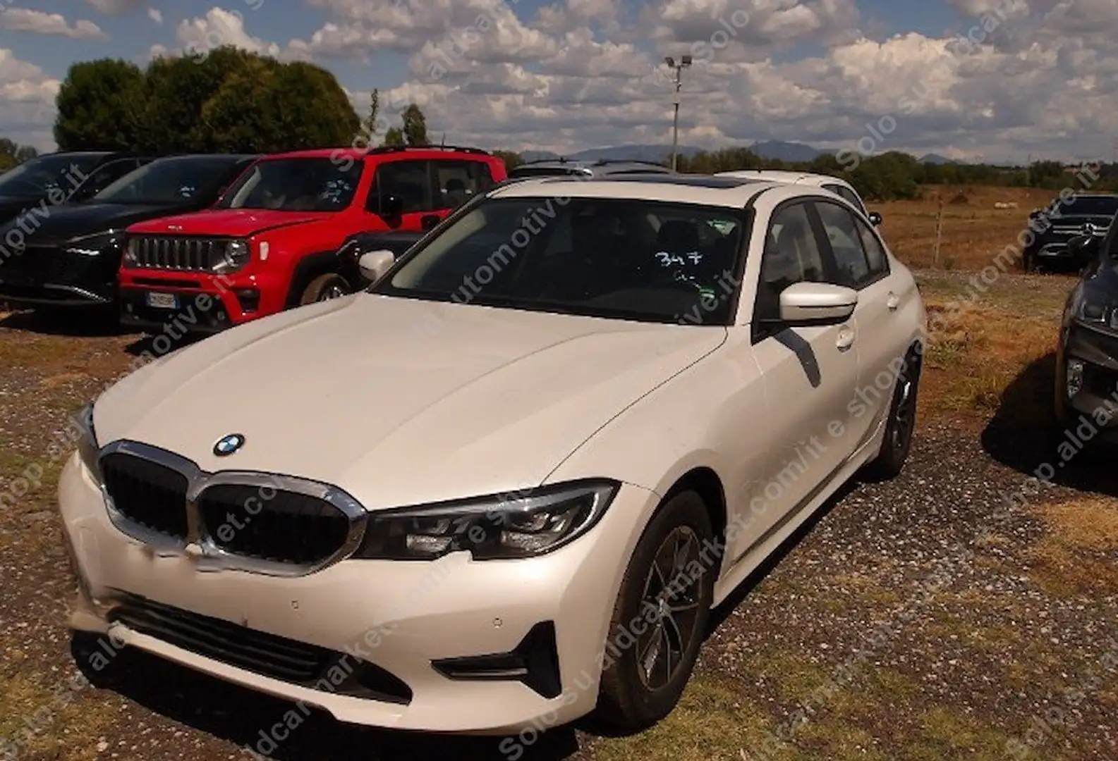 BMW 318 318d mhev 48V auto,Chilometri Certificati Bianco - 2