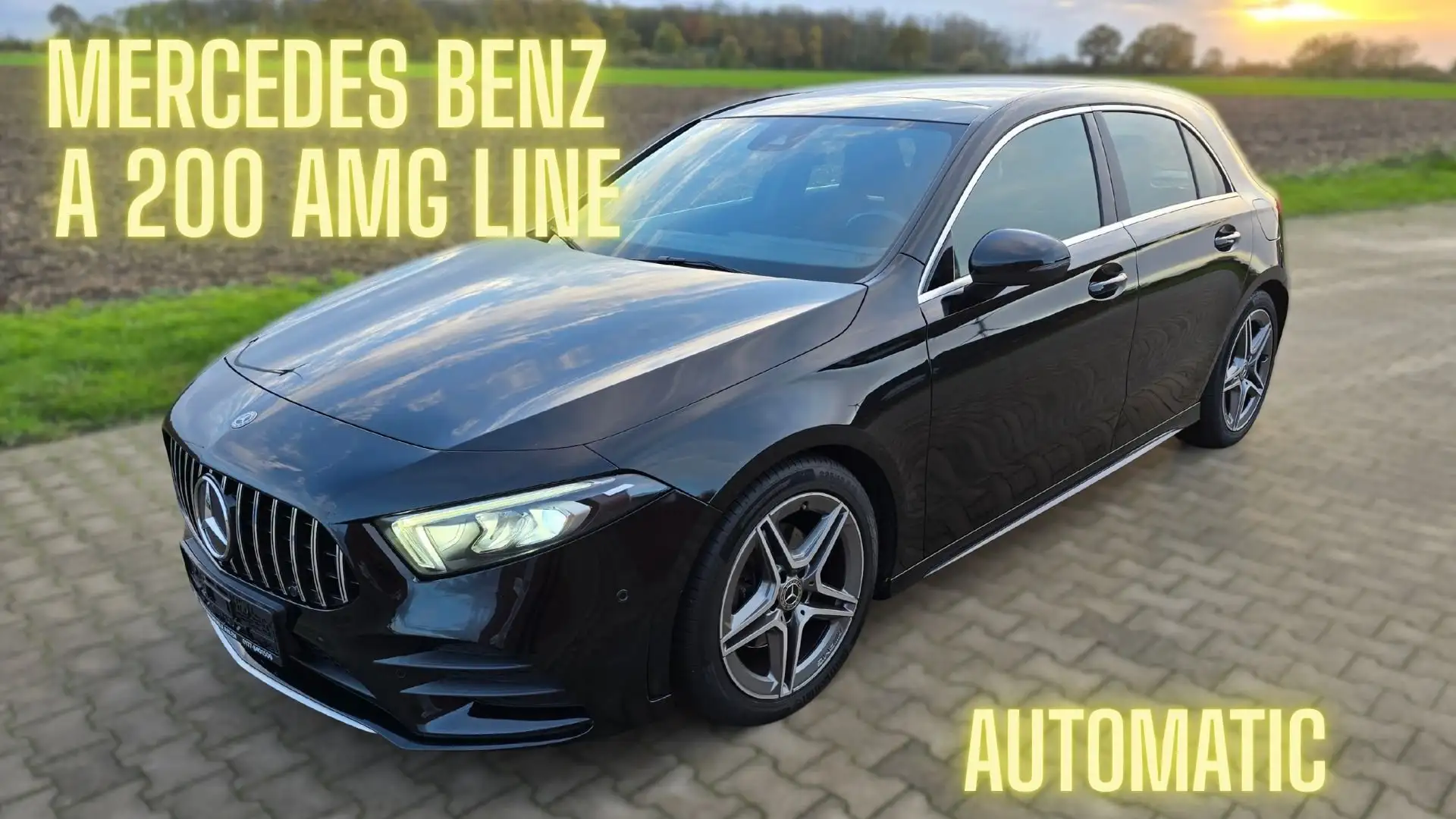 Mercedes-Benz A 200 A 200 AMG Line LED Panorama Alu BiColor Schwarz - 1