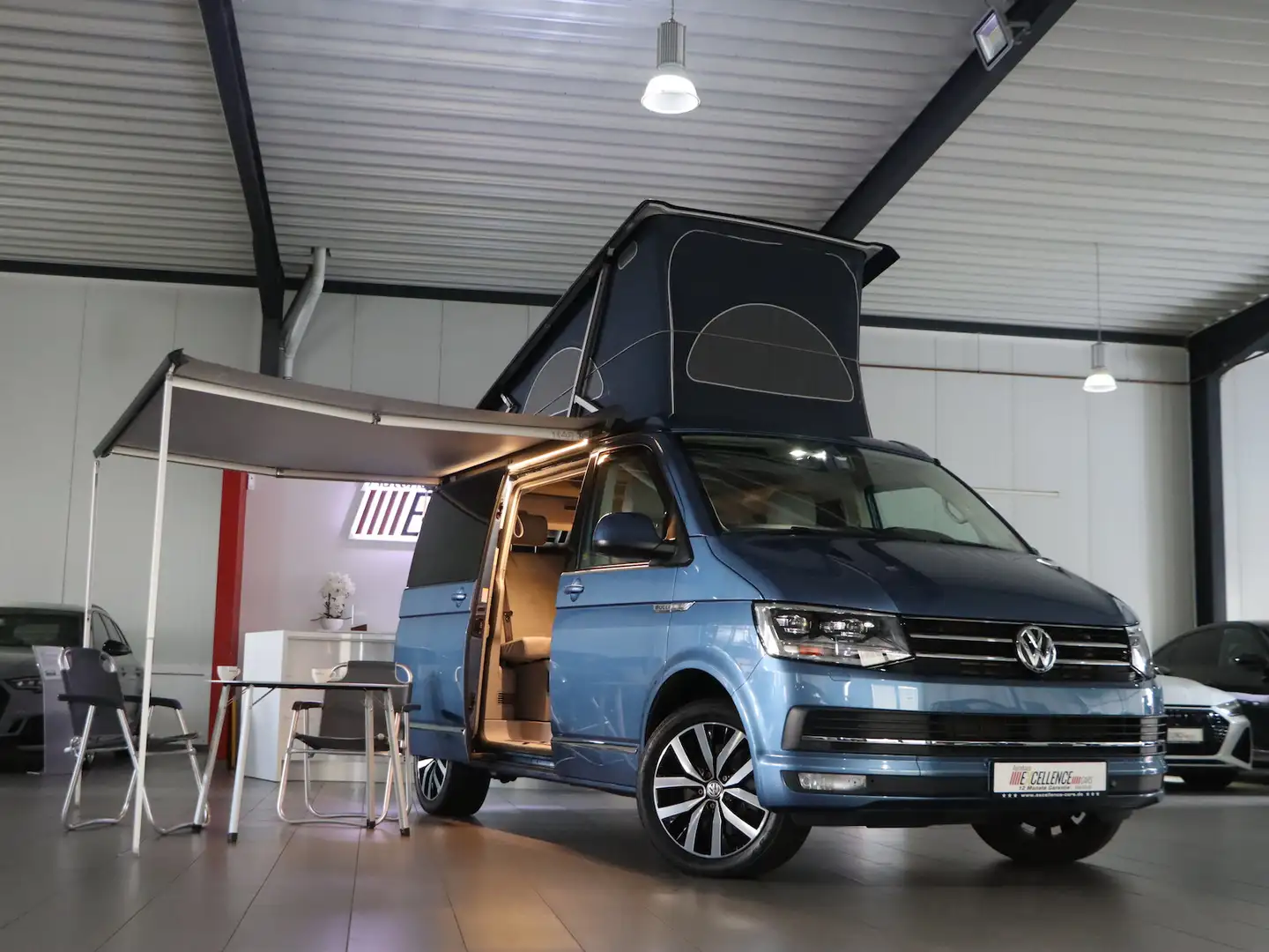 Volkswagen T6 California 2.0 TDI DSG OCEAN CAMPER / SCHÖN / Albastru - 1