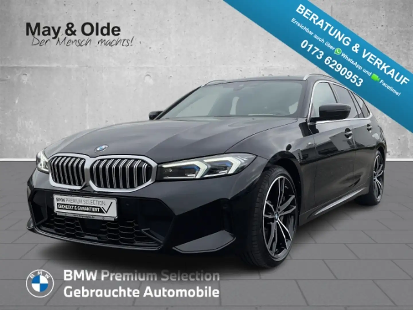 BMW 330 d xDrive  M-Sport HUD  AHK Pano Navi Memory Sitze Zwart - 1