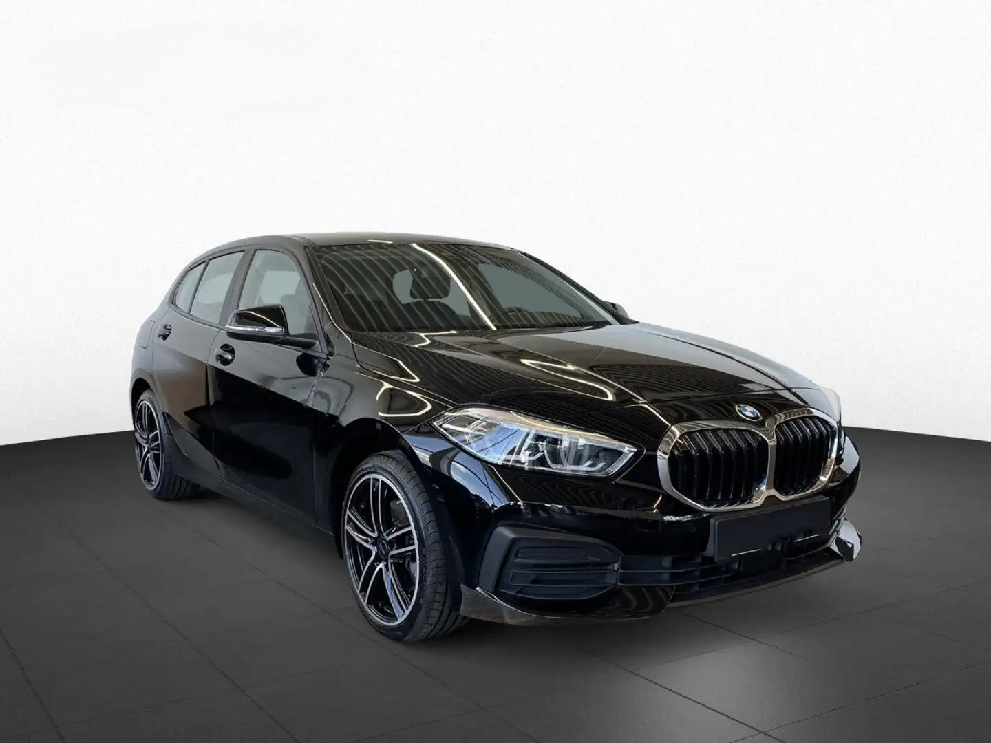BMW 118 118i 136 ch Zwart - 1