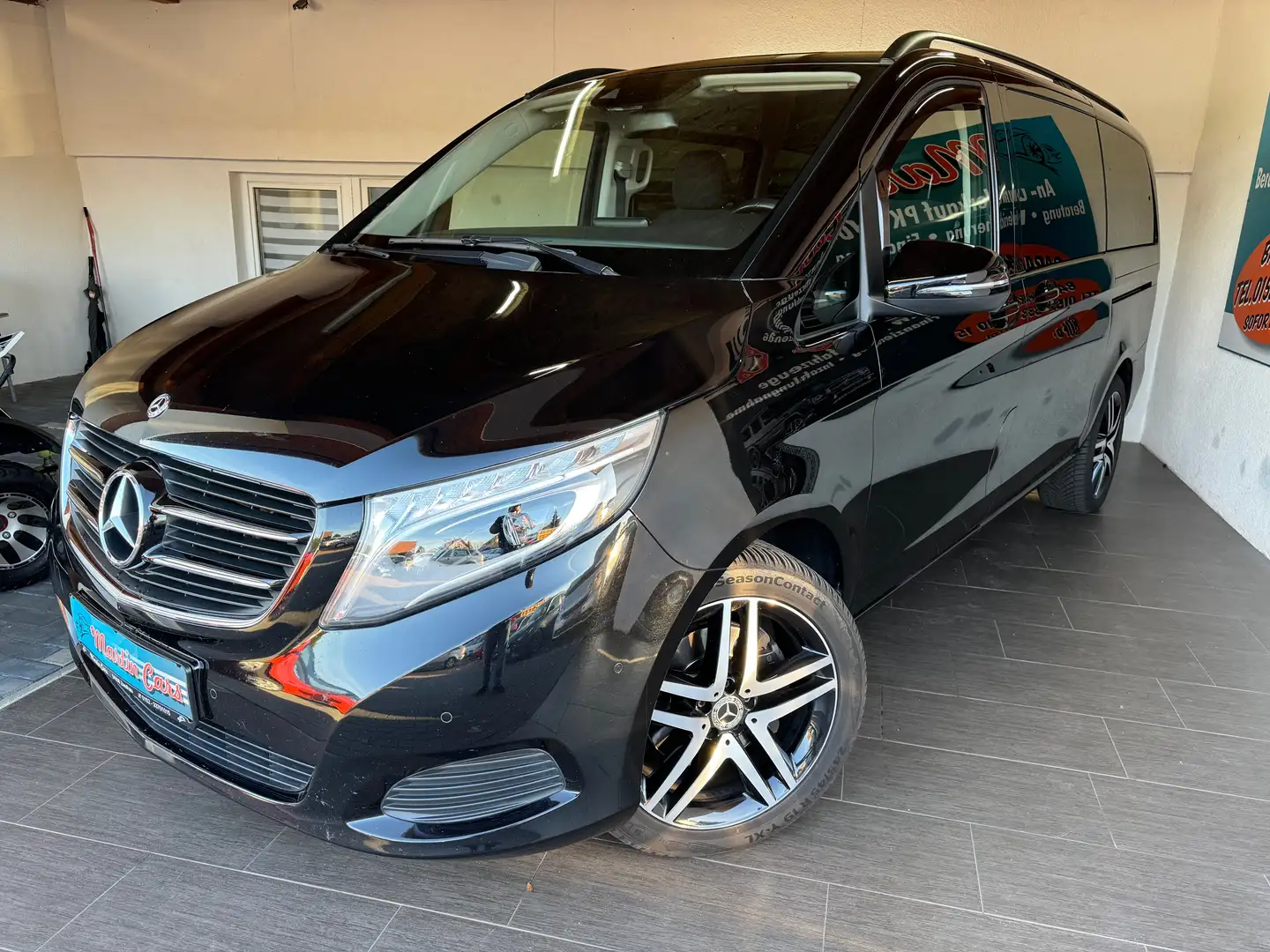 Mercedes-Benz V 250 8-Sitz Climatronic EURO6 7G Automatik Standheizung Schwarz - 1