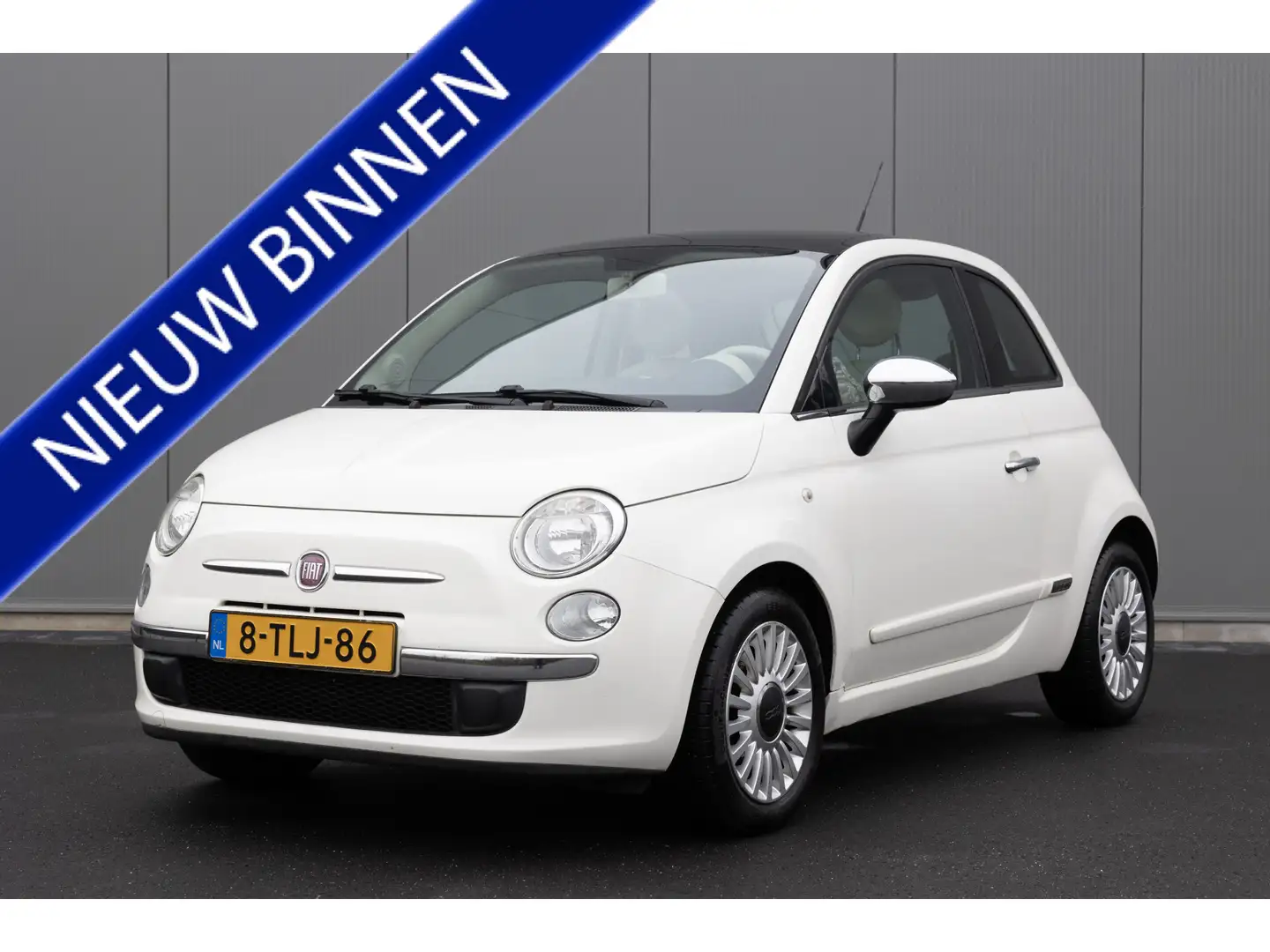 Fiat 500 1.2 Lounge airco pano mf-stuur lmv / zeer net Weiß - 1
