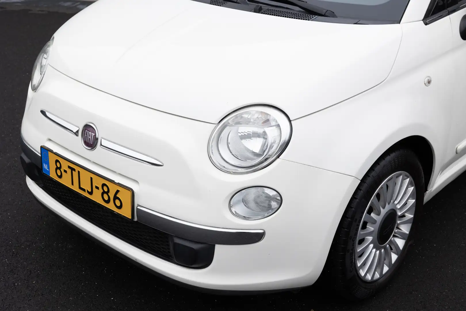 Fiat 500 1.2 Lounge airco pano mf-stuur lmv / zeer net Weiß - 2