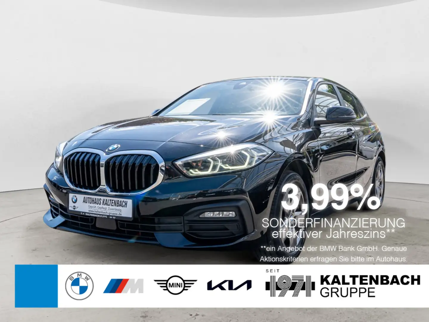 BMW 118 i Advantage LED SCHEINWERFER SHZ PDC KLIMA Noir - 1