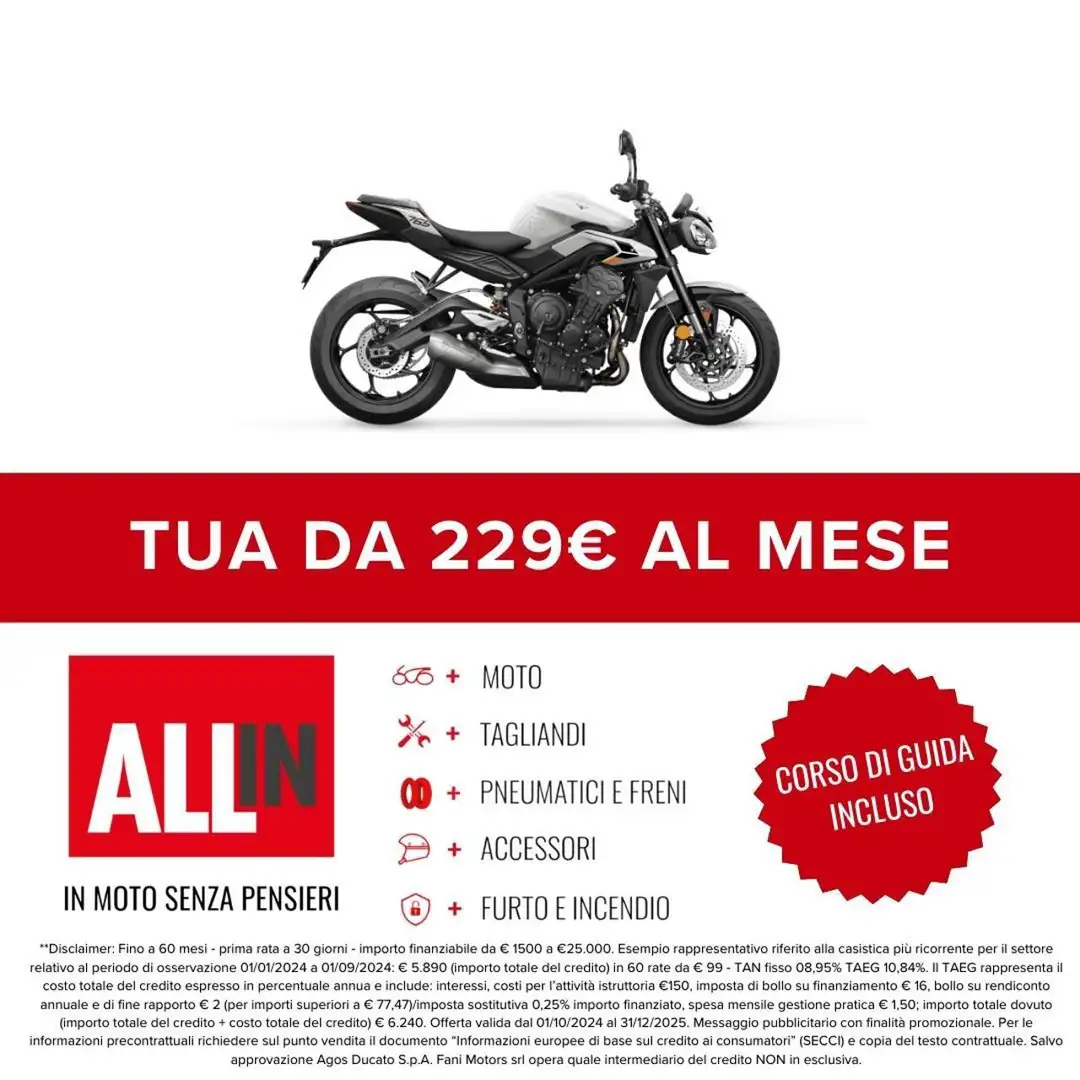 Triumph Street Triple 765 R Белый - 2