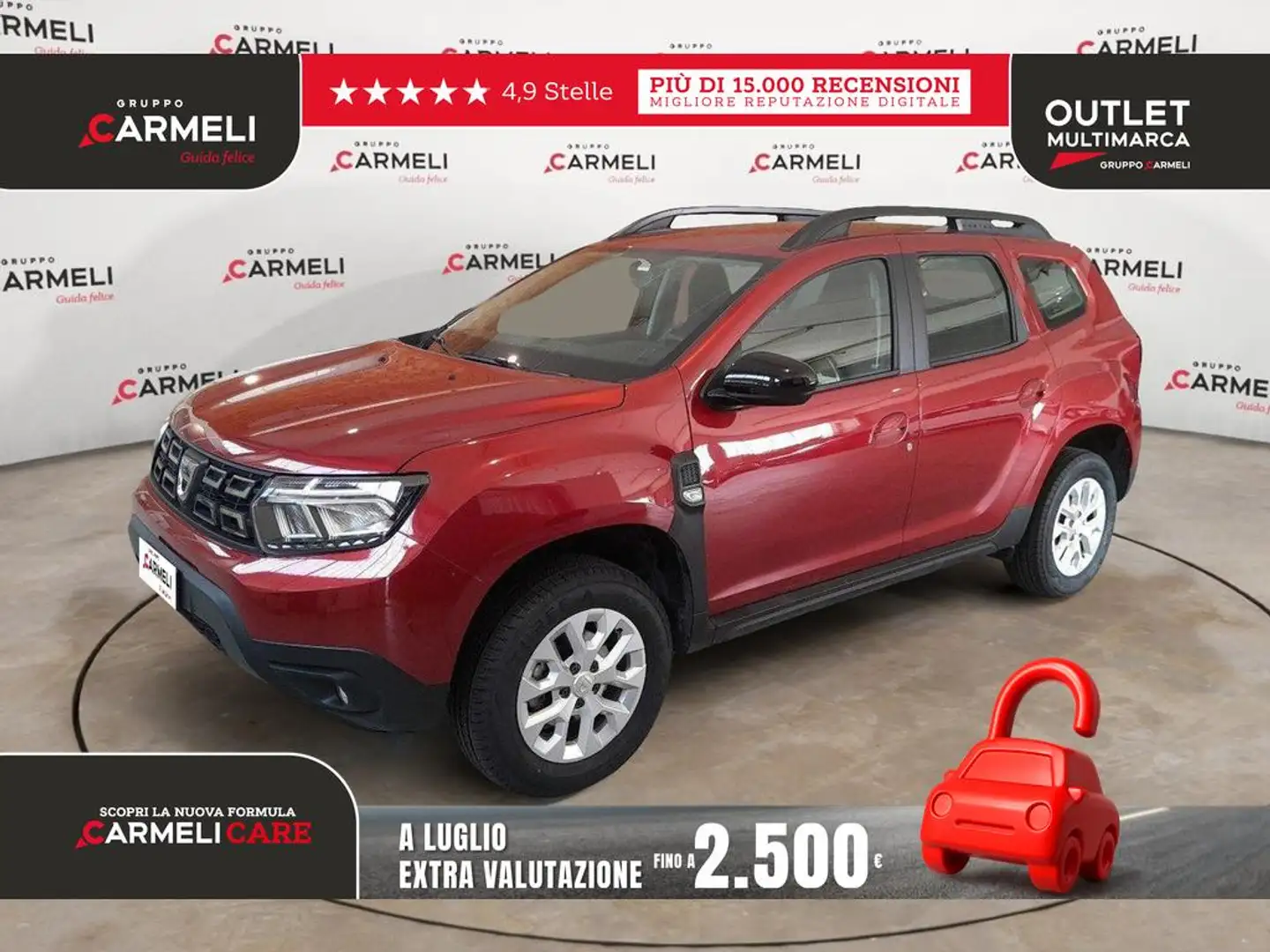 Dacia Duster 1.0 tce Comfort SL DaciaPlus Gpl 4x2 100cv Rosso - 1