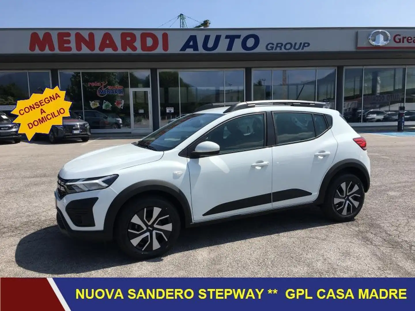 Dacia Sandero Stepway 1.0 TCe ECO GPL Expression KM0 PRONTA CON Bianco - 1