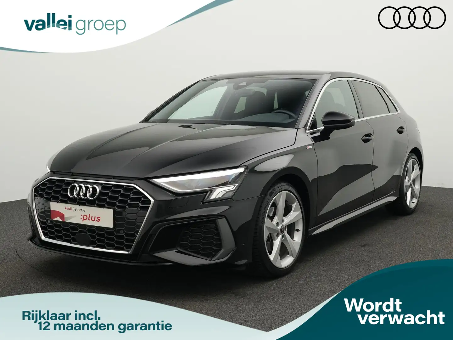 Audi A3 Sportback 35 TFSI 150 pk S-tronic S edition / S-Li Zwart - 1