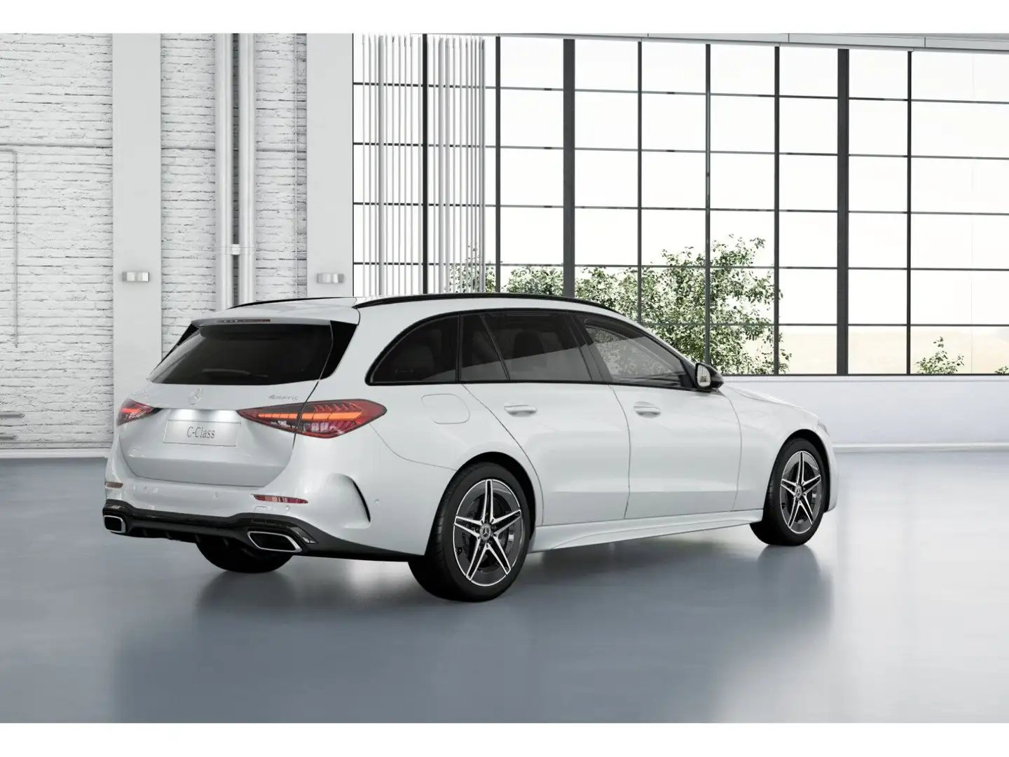 Mercedes-Benz C 300 de 4M T AMG-Prem.+ HUD Night Distr. 360° Weiß - 2