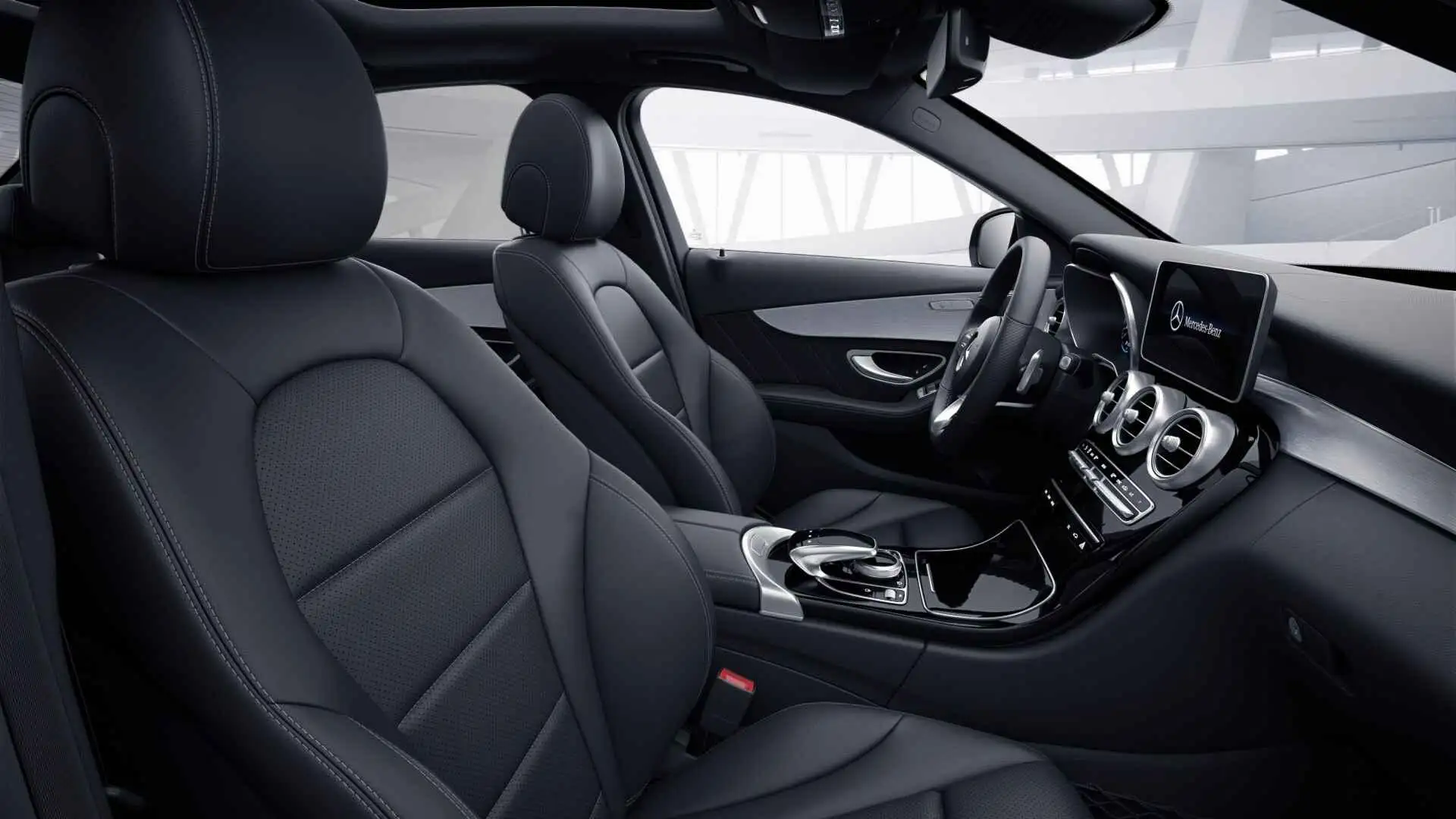 Mercedes-Benz C 160 Berline AMG Line | Panoramisch Dak | Trekhaak | Ve Gris - 2