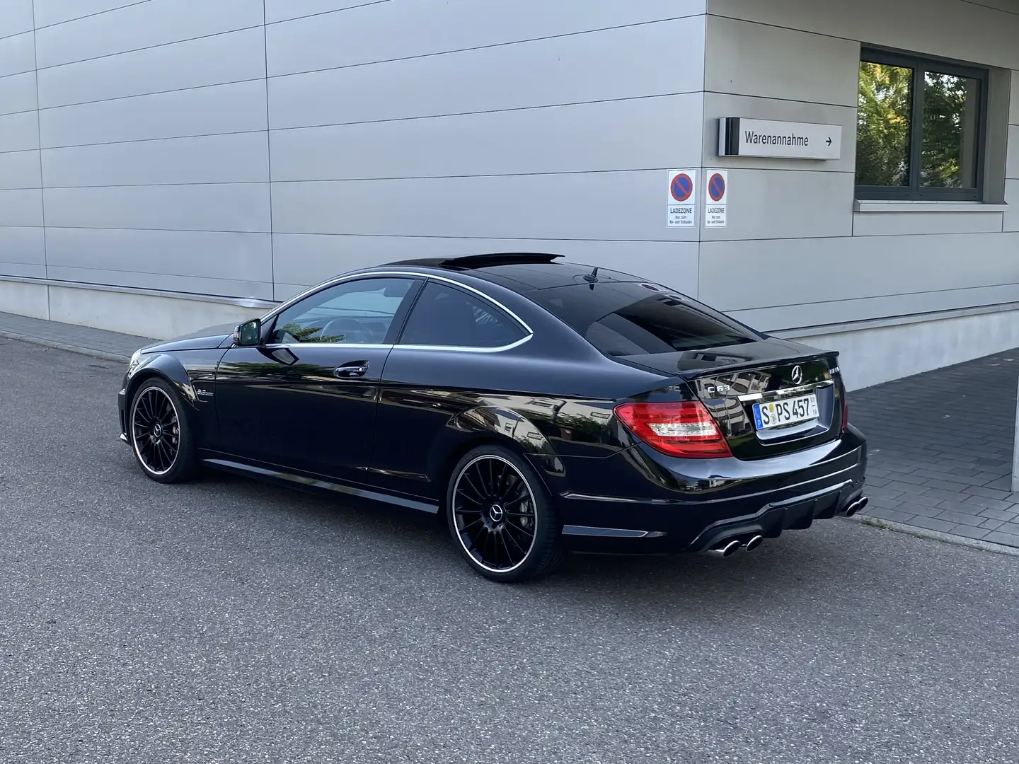 Mercedes-Benz C 63 AMG Coupe -Deutsches Fzg. / Unfallfrei Schwarz - 1