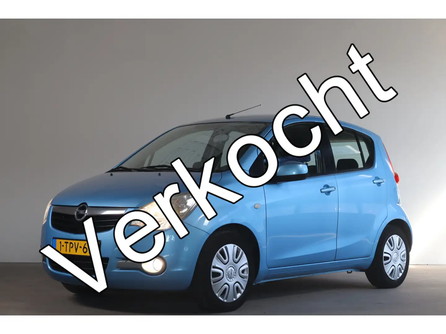 Opel Agila 1.0 Berlin - NL- Auto!! Airco I Radio-CD I Trekhaa Blauw - 1