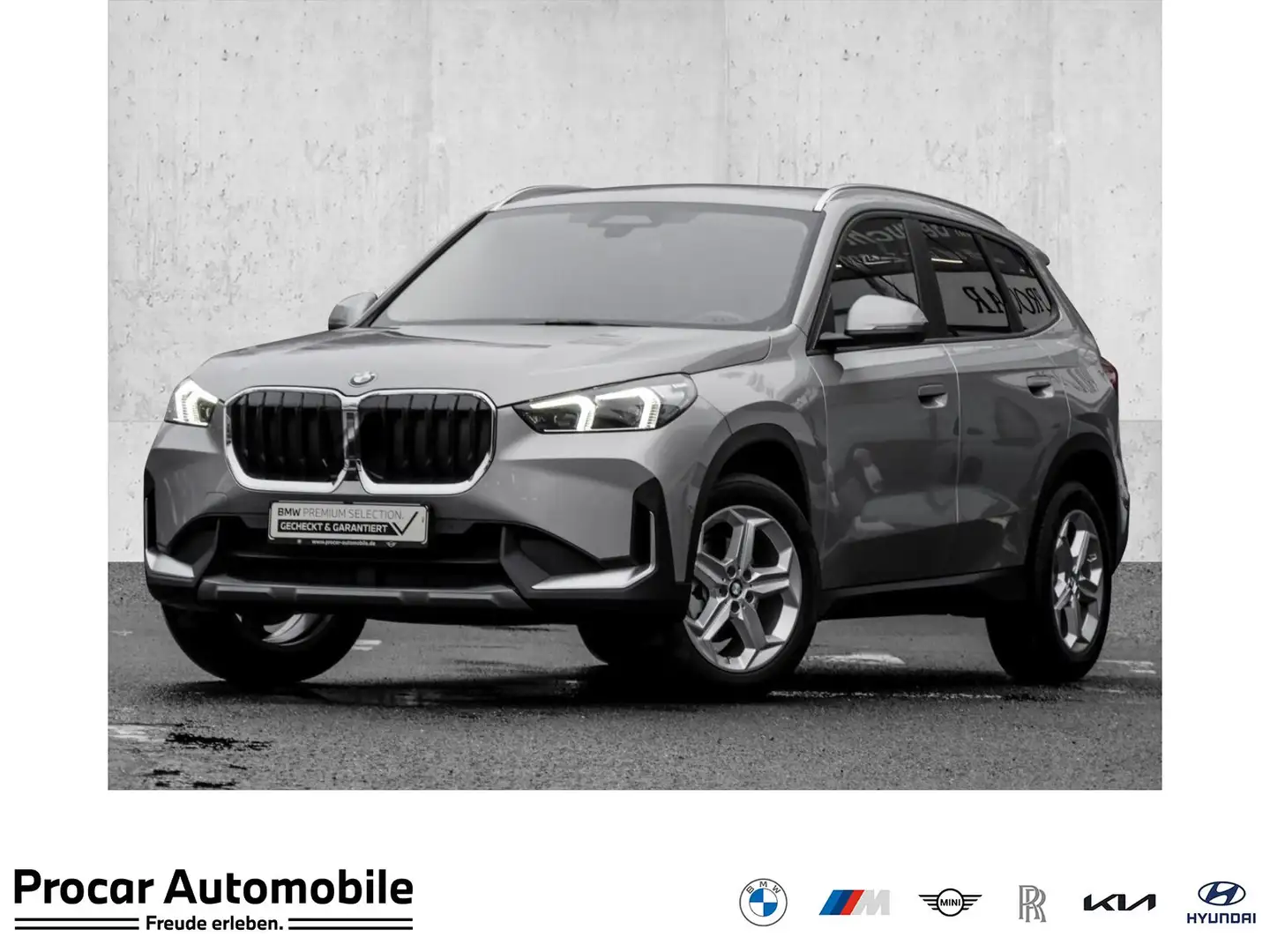 BMW X1 sDrive18d ADAPT.LED+H/K+HuD+360°+DA PROF+LHZ Grau - 1
