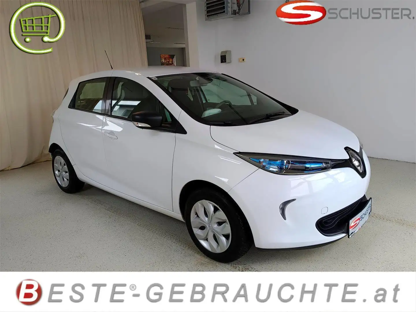 Renault ZOE Zoe Life R90 41 kWh (Batteriemiete) Bílá - 1