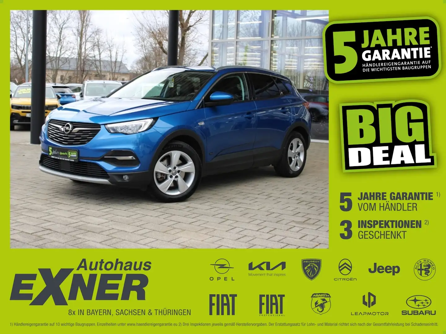 Opel Grandland X 1,6 Turbo Hybrid 4 ELEGANCE *4x4*NAVI Niebieski - 1