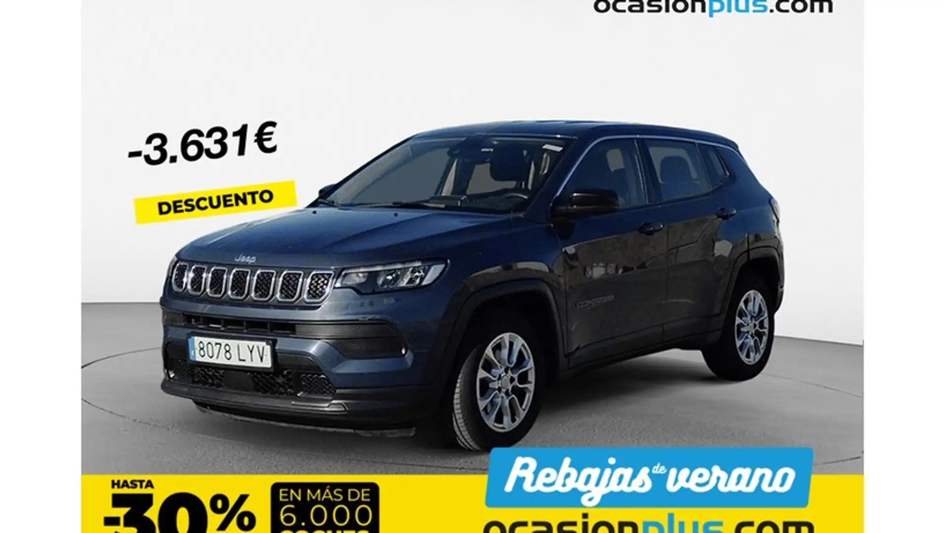 Jeep Compass 1.3 Gse T4 Longitude 4x2 130 Bleu - 1