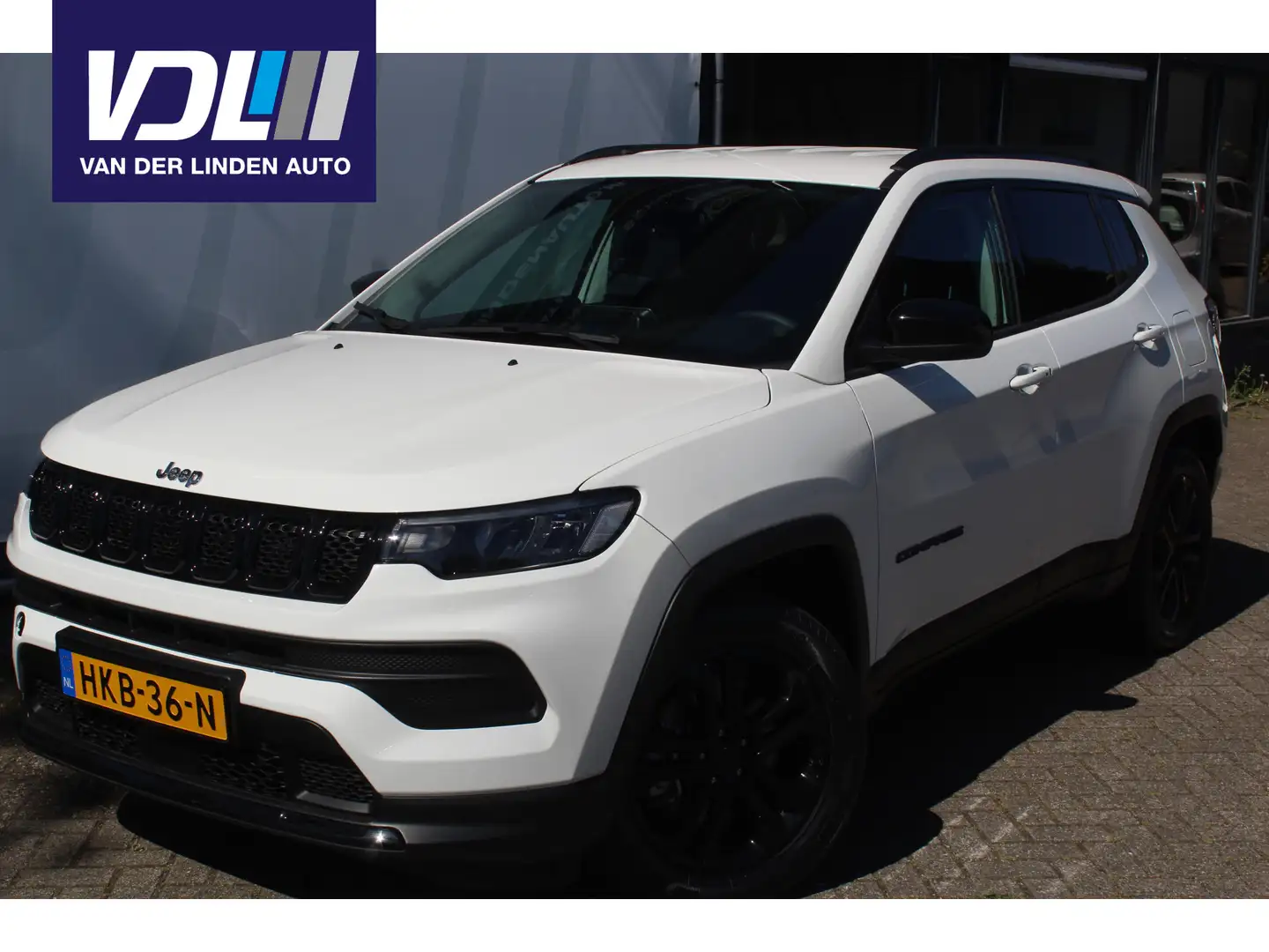 Jeep Compass 4xe 190 Plug-in Hybrid Electric Night Eagle Airco Blanc - 1