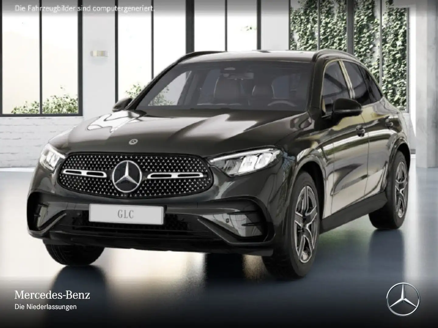 Mercedes-Benz GLC 200 4M AMG+NIGHT+360+LED+TOTW+KEYLESS+9G Grau - 2