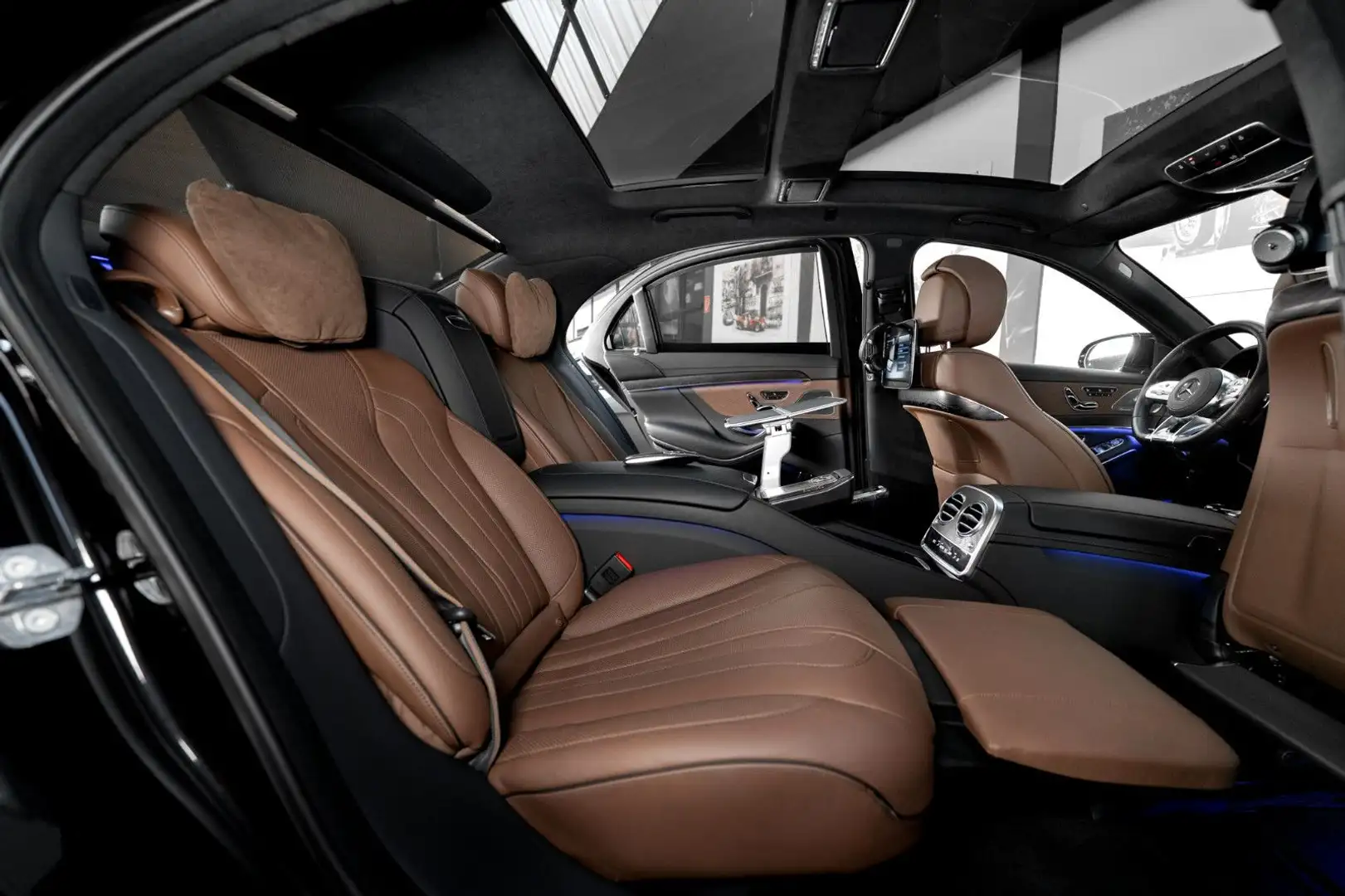 Mercedes-Benz S 560 4M LANG AMG+ #FIRST-CLASS #FOND-TV #TISCHE Noir - 2