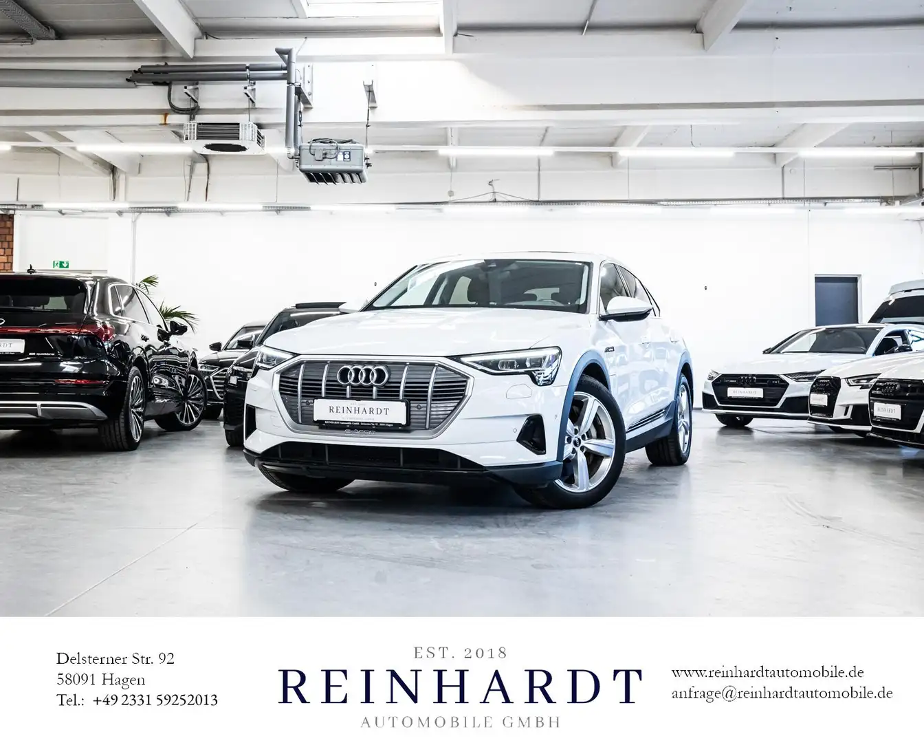 Audi e-tron SPORTBACK 50 Q 20Z./SOFT-CL/PANO/eSITZE Weiß - 1