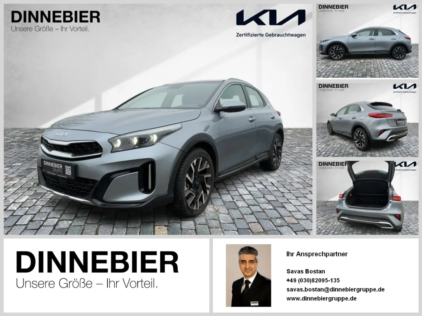 Kia XCeed 1.5T Spirit LED+Kamera+Navigation+SHZ Argent - 1