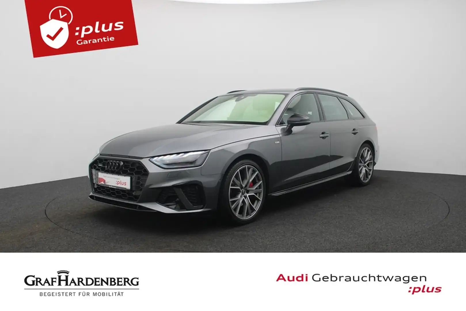 Audi A4 Avant 40 TFSI quattro S line Matrix Navi AHK Gris - 1